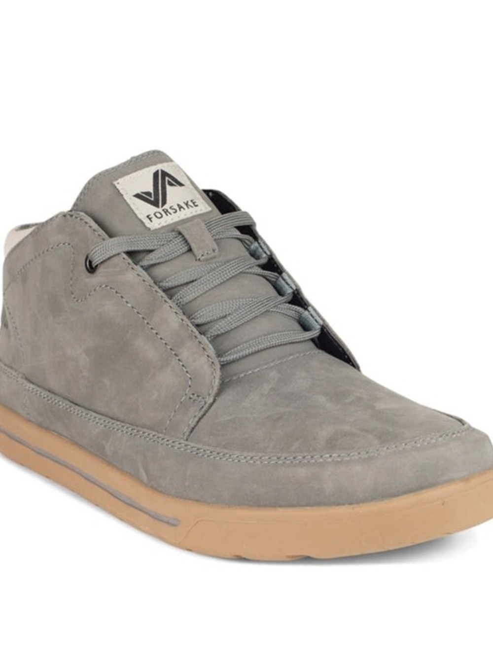 Forsake Men's Gray Suede Chukka Boot